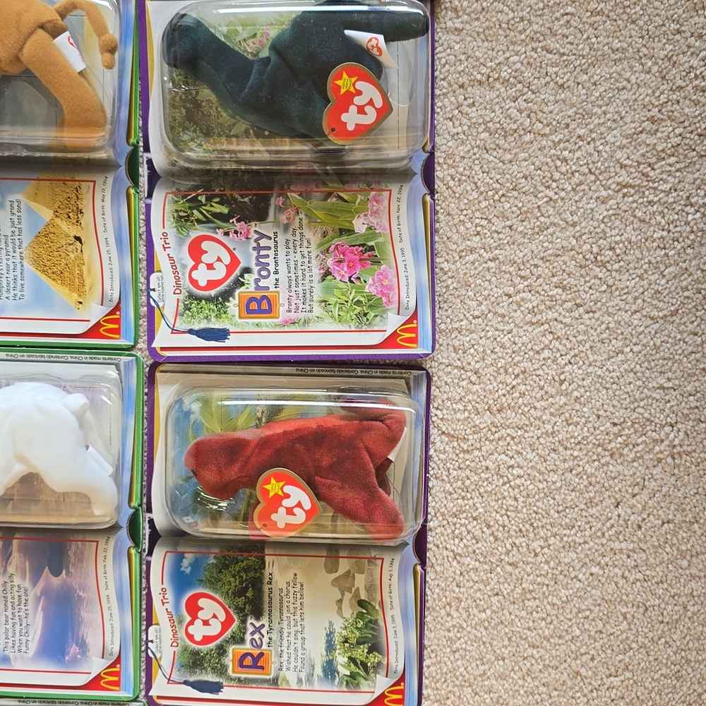 17 McDonalds Happy Meal ❤TY Teenie Beanie Babies☆ International Bears & More - Picture 7 of 9